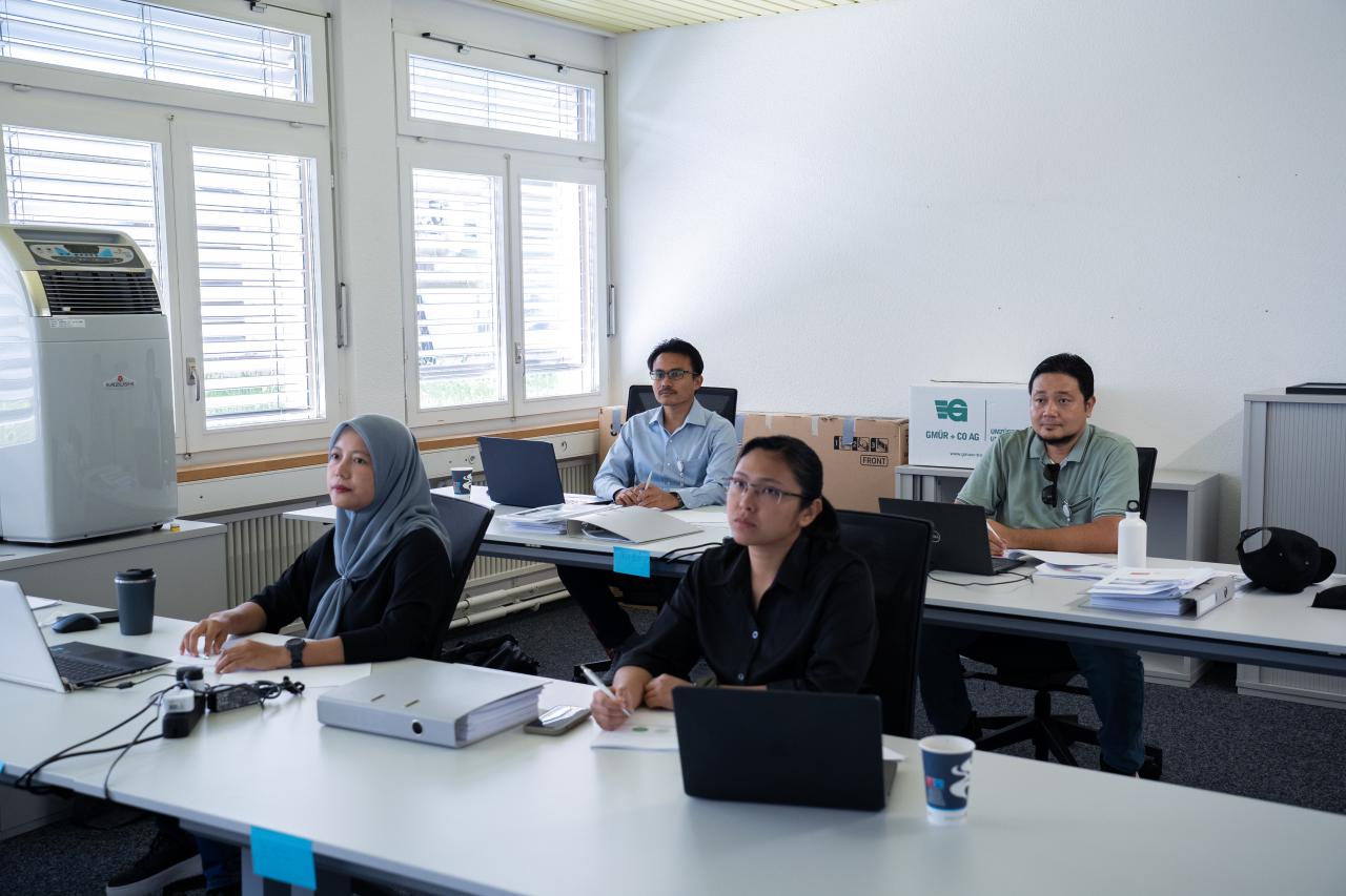 Trainees aus Malaysien