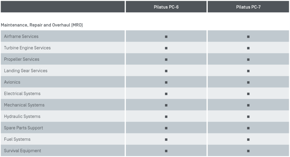 Capability Matrix Tabelle 2